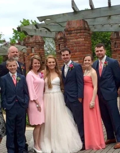 wedding party group photo
